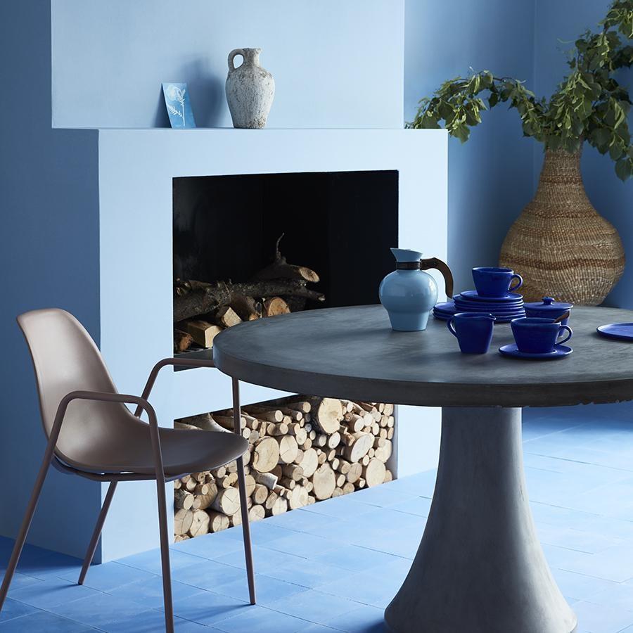 Sea Blue Plain Tile Tiles - Handmade